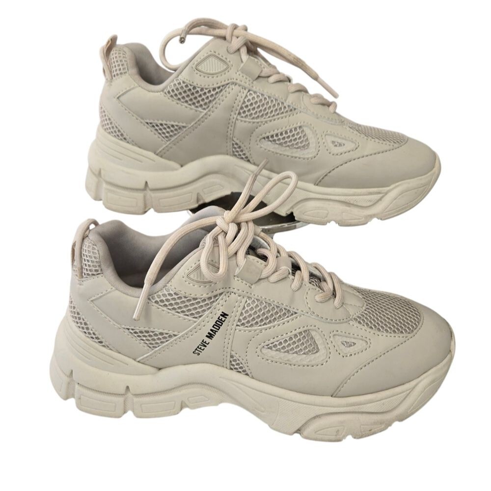 Steve Madden Women's Cream Sneakers